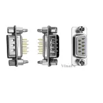 Đầu Nối DB9 Đầu Đực Mạ Vàng Chân Thẳng Hàn PCB